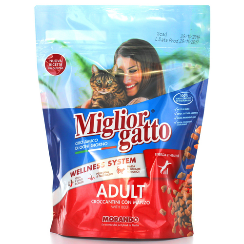 Miglior Gatto Croccantini Carne Busta 400 Grammi
