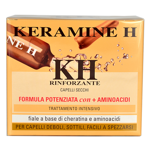 Keramine H Trattamento Capelli Deboli - Capelli Secchi 10 Pz.