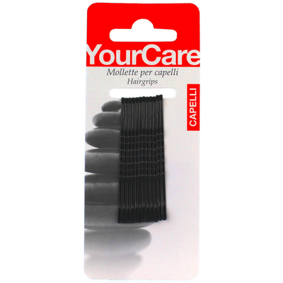 Yourcare 2,5 Blister 12 Mollette Per Capelli Colore Nero