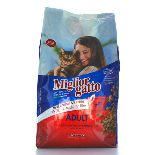 Miglior Gatto Adult Croccantini Salmone Sacco 2 Kg