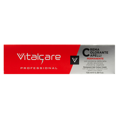 Vitalcare 100 Ml N.1/00 Nero Professional Crema Colorante Capelli Alle Proteine Della Seta