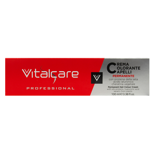 Vitalcare 100 Ml N.4/5 Castano Mogano Professional Crema Colorante Capelli Alle Proteine Della Seta