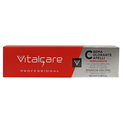 Vitalcare 100 Ml N.6/6 Rosso Intenso Professional Crema Colorante Capelli Alle Proteine Della Seta