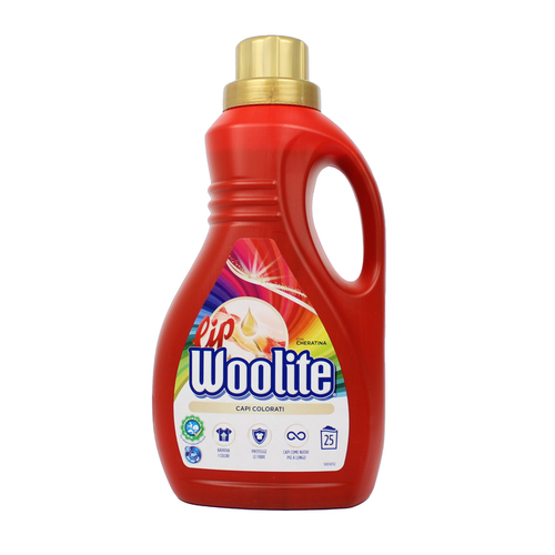 Lip Woolite Detersivo Bucato A Mano E Lavatrice Liquido Mixcolor Capi Colorati 25 Lavaggi 1,5 Litri