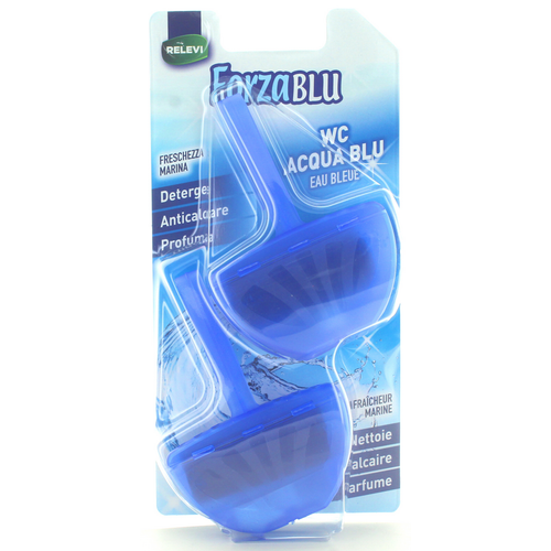 Relevi Forza Blu Wc Acqua Blu Bloc 2x40g