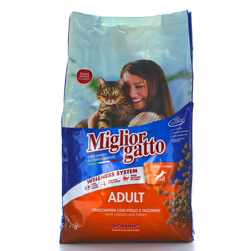 Miglior Gatto Adult Croccantini Polloetacchino Sacco 2 Kg