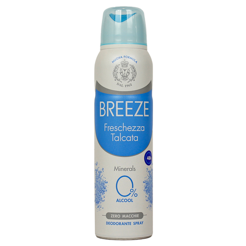 Breeze Deodorante Spray 48h Freschezza Talcata 150 Ml