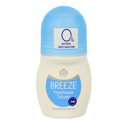 Breeze Deodorante Roll On 48h Freschezza Talcata 50 Ml