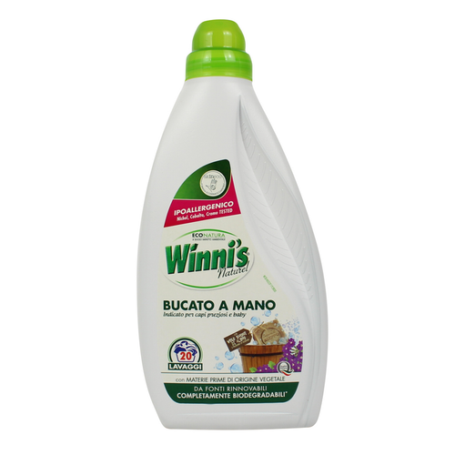 Winni's Detersivo Bucato A Mano Liquido Ipoallergenico Capi Preziosi E Baby 20 Lavaggi 750 Ml