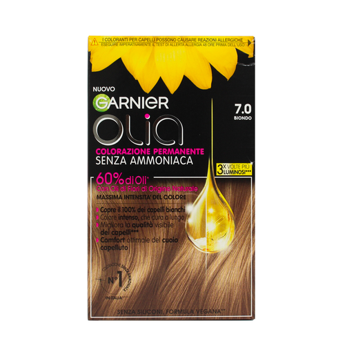 Olia Colorazione Permanente Senza Ammoniaca 7,0 Biondo