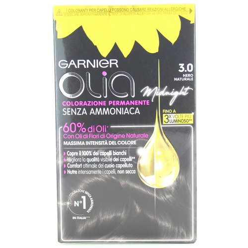 Olia Colorazione Permanente Senza Ammoniaca 3,0 Nero Naturale