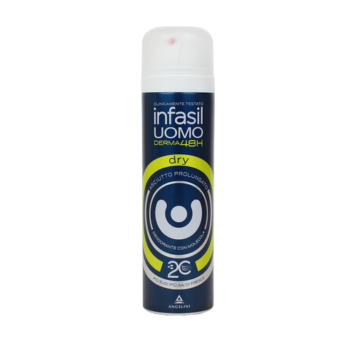 Infasil Deodorante Spray Uomo Derma 48h Dry 150 Ml