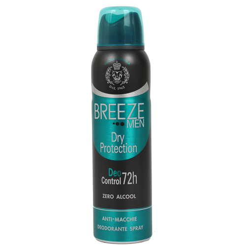 Breeze Deodorante Spray Men 72h Dry Protection 150 Ml