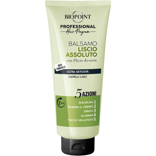 Biopoint Professional Liscio Assoluto Balsamo Formula Ultra Setosita' 5 Azioni Capelli Lisci Tubo 35…