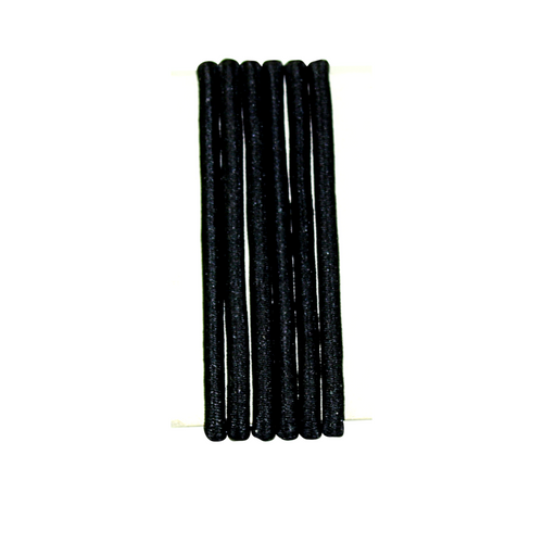 Defile' Accessori Capelli Elastico Confezione 6 Pezzi Colore Nero