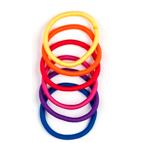 Defile' Accessori Per Capelli Elasico Confezione 6 Pezzi Colori Brillanti