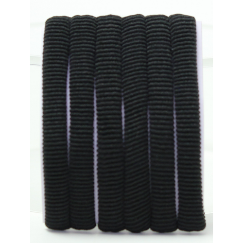 Defile' Accessori Per Capelli Elastico Confezione 6 Pezzi Colore Nero