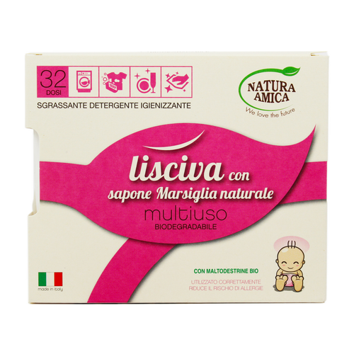Natura Amica Lisciva Con Sapone Di Marsiglia Naturale Multiuso Sgrassante Detergente Igienizzante 10