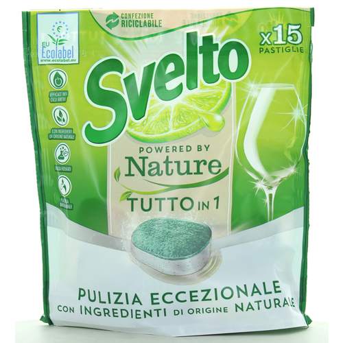 Svelto Tabs 15 Lavaggi Tutto In 1 Nature Limone