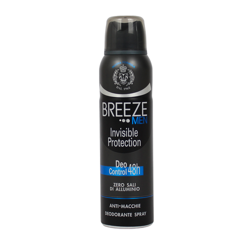 Breeze Deodorante Spray Men Invisible 48h Protection 150 Ml