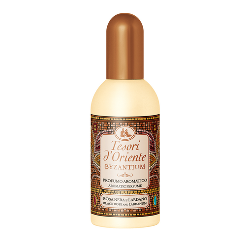 Tesori D'oriente Profumo Aromatico Deodorante Byzantium Rosa Nera E Labdano 100 Ml