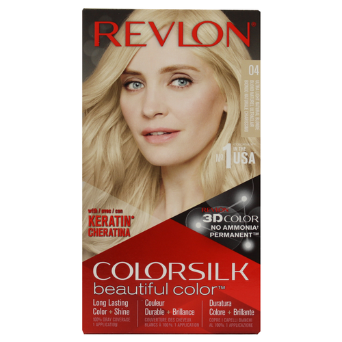 Revlon Color Silk 04 Biondo Naturale Chiarissimo Permamente Senza Ammoniaca