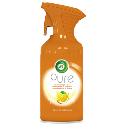 Airwick Deodorante Ambiente Pure Spray Agrumi Del Mediterraneo 250 Ml