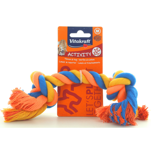 Vitakraft Gioco In Corda Con Nodi Per Cane Misura L12 X H30 X P6