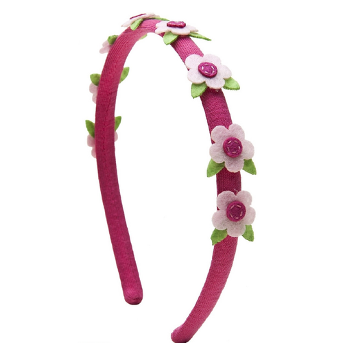 Defile' Accesori Capelli Cerchietto In Tessuto Con Fiori