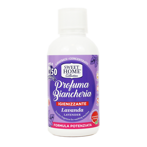 Sweet Home Profuma Biancheria Concentrato Lavanda 50 Lavaggi 250 Ml Igienizzante