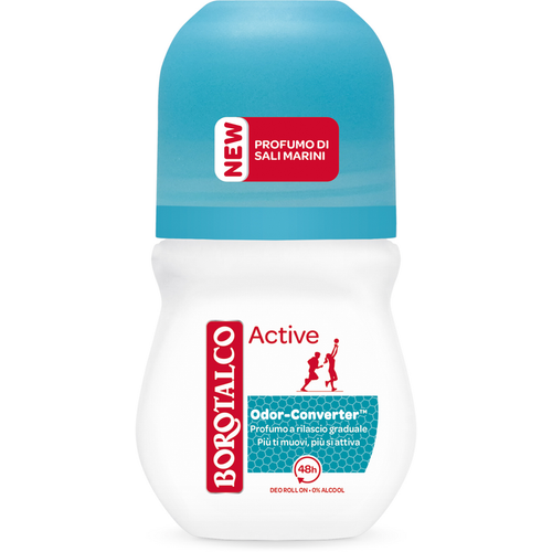 Borotalco Deo Roll-on Active Odor Converter Profumo Di Sali Minerali 50 Ml