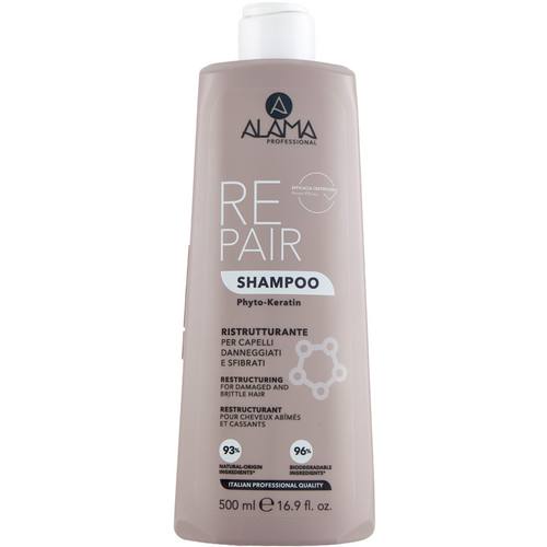 Alama Repair Shampoo Ristrutturante Per Capelli Danneggiati E Sfibrati 500 Ml