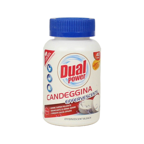 Dual Power Candeggina Effervescente Flacone 40 Tabs