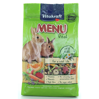 Vitakraft Menu Vital Per Conigli Sacco 500 Grammi