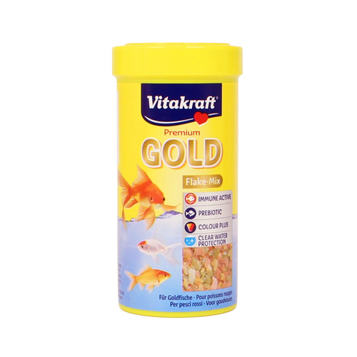 Vitakraft Gold Flake-mix Per Pesci Rossi Barattolo 250 Ml