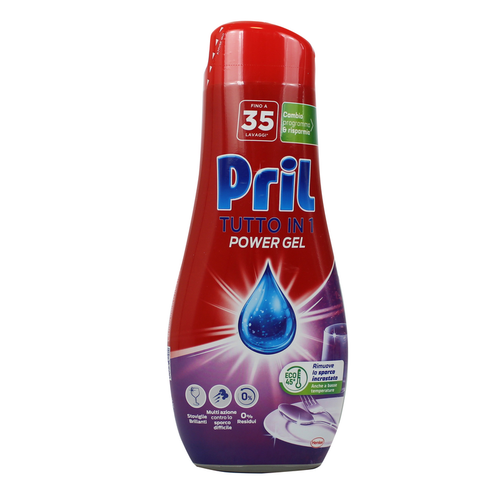 Pril Lavastoviglie Power Gel Tutto In 1 Classico 35 Lavaggi 630 Ml