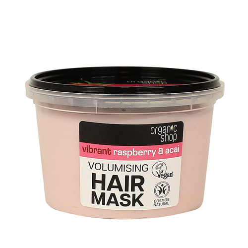 Organic Shop Maschera Capelli Volumizzante Raspberry & Acai 250 Ml