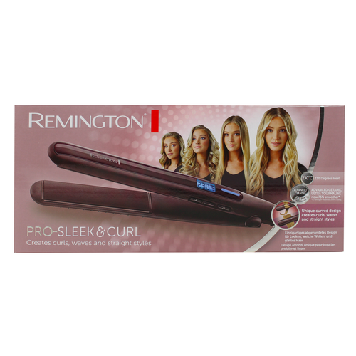 Remington Pro Sleek&curl Piastra Per Lisciare Ed Arricciare I Capelli