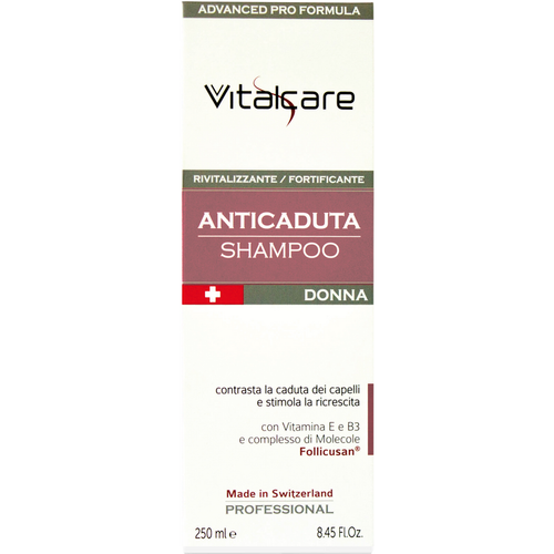 Vitalcare Anticaduta Shampoo Donna Con Vitamina E E B3 250 Ml
