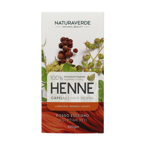 Naturaverde Henne' Colorazione Capelli Polvere Vegetale Rosso Egiziano