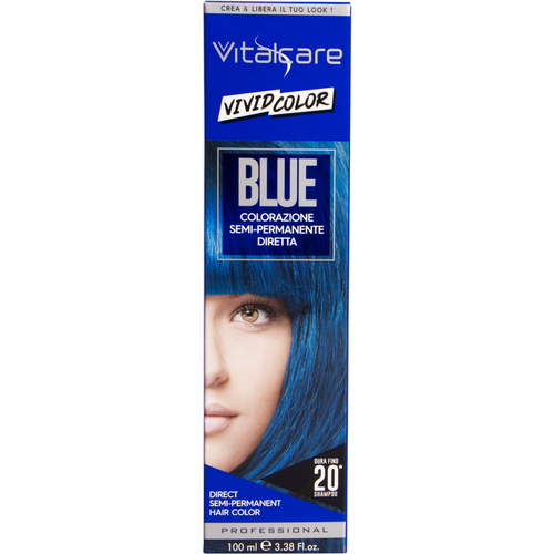 Vitalcare Vivid Color Blue Colorazione Capelli Semi Permanente 100 Ml