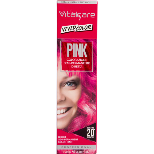 Vitalcare Vivid Color Pink Colorazione Capelli Semi Permanente 100 Ml