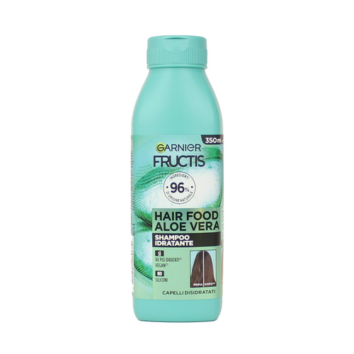 Fructis Shampoo Hair Food Aloe Vera Idratante Capelli Da Normali A Secchi 350 Ml