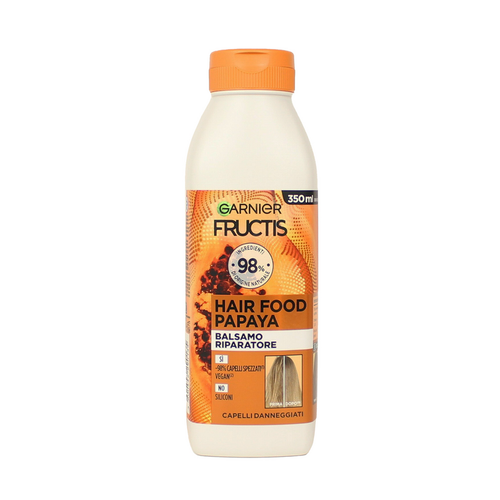 Fructis Balsamo Hair Food Papaya Riparatrice Capelli Danneggiati 350 Ml