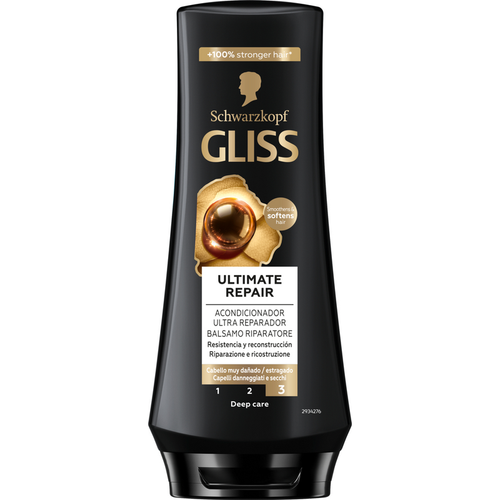 Gliss Balsamo Ultimate Repair Capelli Danneggiati E Secchi 200 Ml
