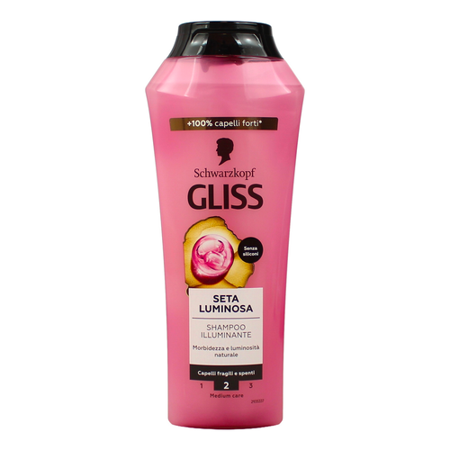 Gliss Shampoo Seta Luminosa Illuminante Capelli Spenti 250 Ml
