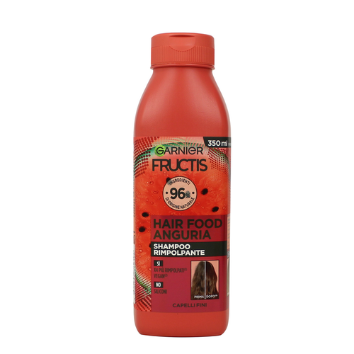 Fructis Shampoo Hair Food Anguria Rivitalizzante Caprlli Da Normali A Fini 350 Ml