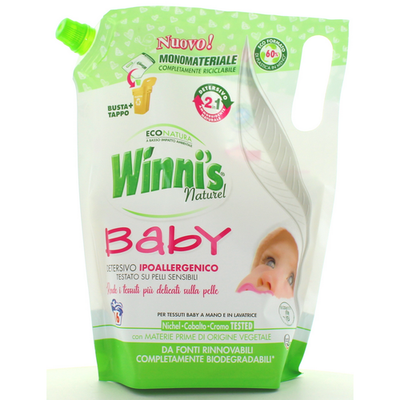 Winni's Naturel Baby Detersivo A Mano E Lavatrice 16 Lavaggi 800 Ml