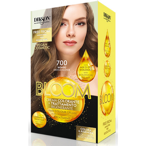 Dikson Bloom  700 Biondo Crema Colorante E Trattamento Rigenerante