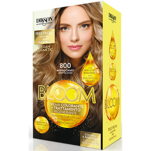 Dikson Bloom  800 Biondo Chiaro Crema Colorante E Trattamento Rigenerante